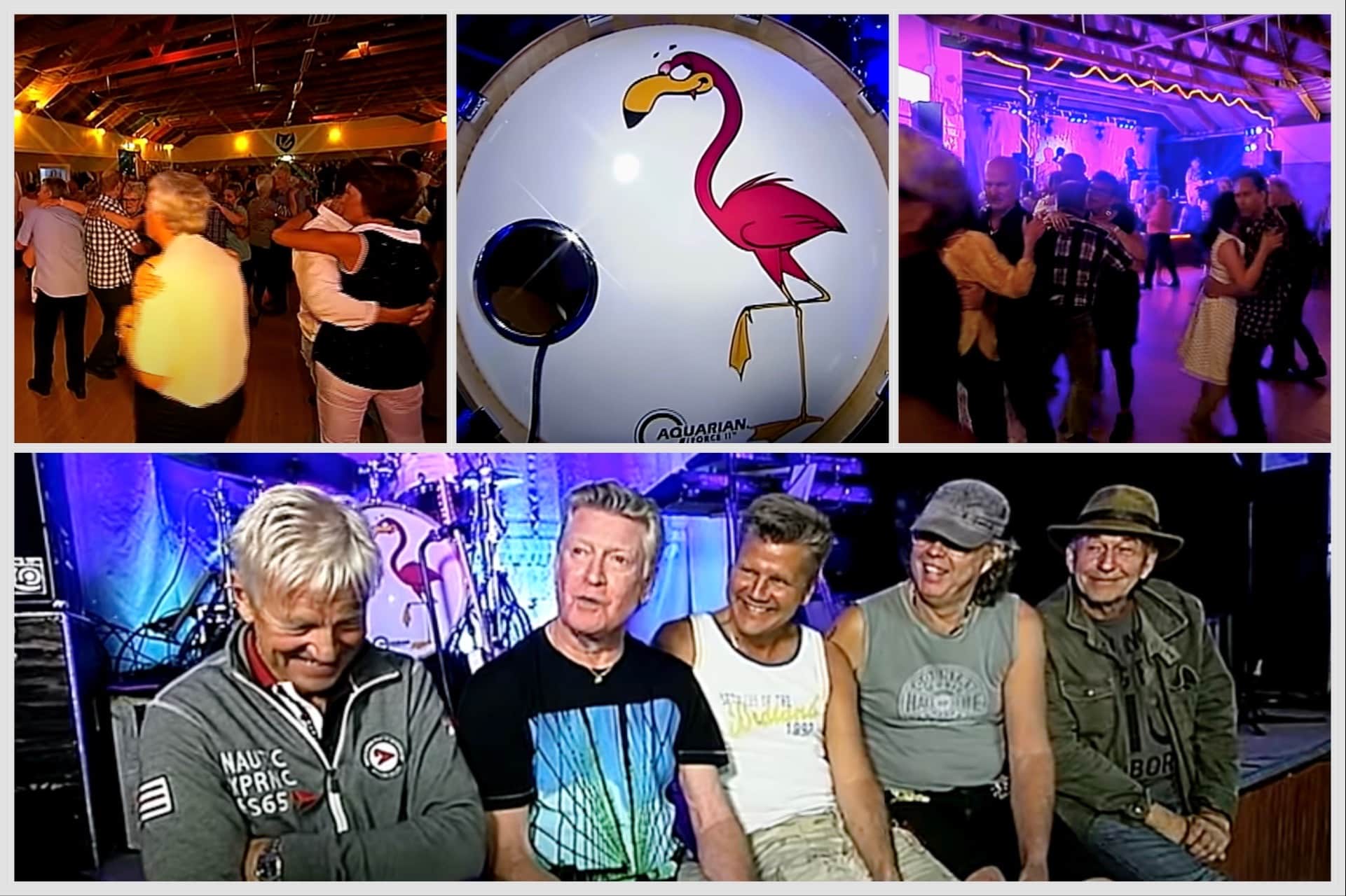 TV-nostalgi: Flamingokvintetten på logdans i Täfteå
