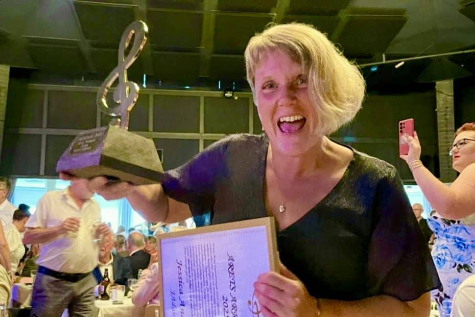 Jessica Andersson från JAdans utsågs till Årets arrangör vid Guldklavengalan i somras. Nu väntar helt nya utmaningar i livet. Foto: Privat