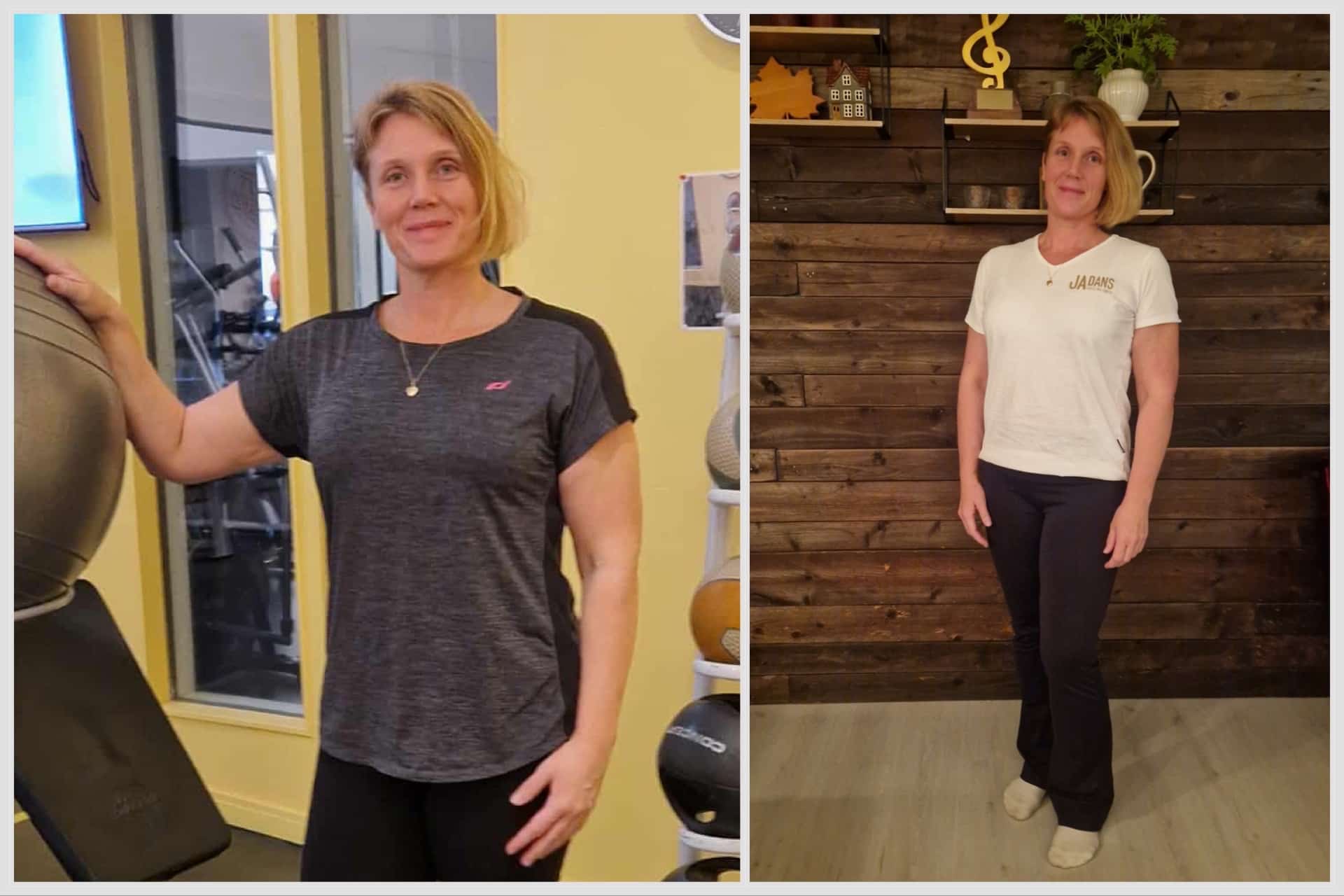 Klicka in för att se bilderna som talar sitt tydliga språk – så har dansarrangören förändrats på åtta veckor